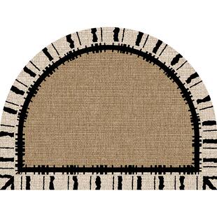 浴室地垫半圆形卫生间门口吸水脚垫子卫浴地毯厕所进门防滑垫耐脏