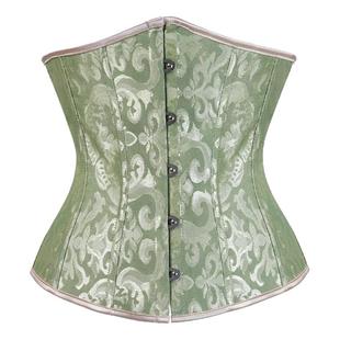 鱼骨束腰封汉服马面裙短款收腰绑带排扣宫廷复古国风提花大码塑型