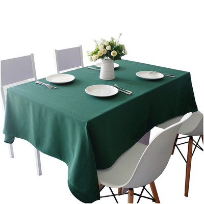 纯白色桌布布艺酒店饭店一次性