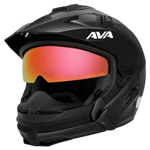 AVA摩托车头盔JET认证夏季街盔机车女双镜片拆卸四分之三半盔男3C