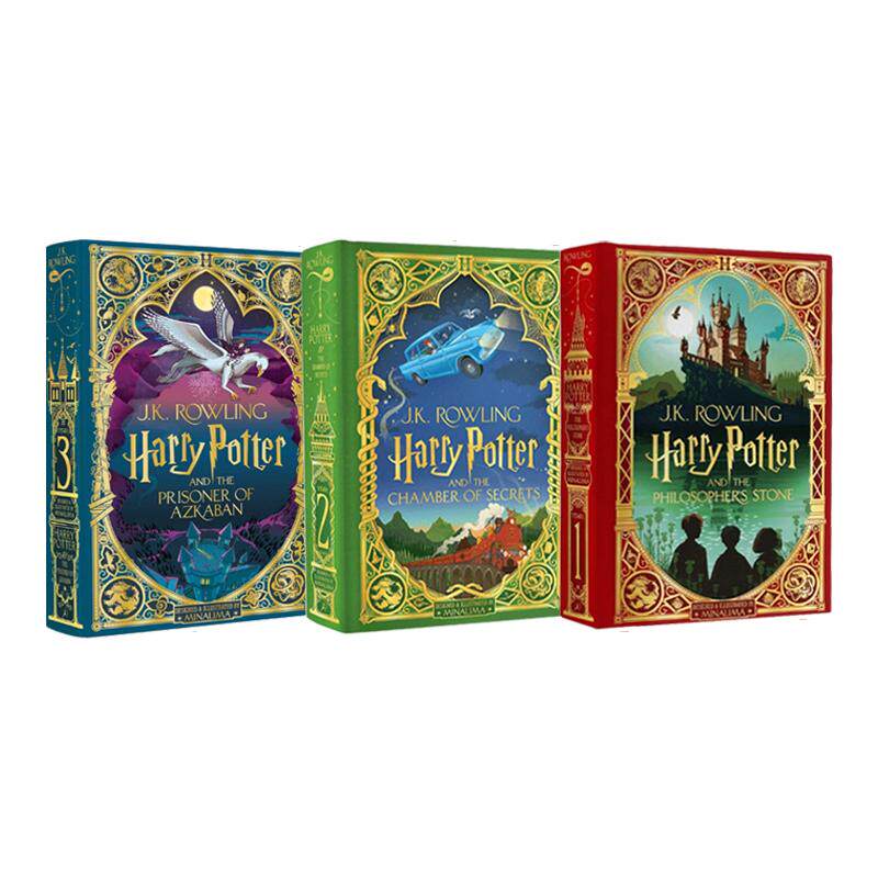 【哈利波特系列珍藏版】学乐Harry Potter哈利波特全系列英文原装进口被诅咒的孩子哈利波特食谱火焰杯魔法石