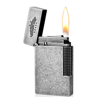 高端男士高颜值复古朗声打火机充气送男友高档正品旗舰店2025新款