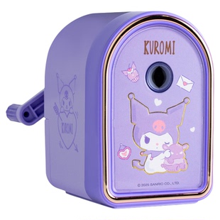 三丽鸥削笔器卷笔刀大口径小学生专用幼儿园转笔刀卡通库洛米削笔机加粗洞洞铅笔削笔器儿童铅笔刀手摇旋笔器