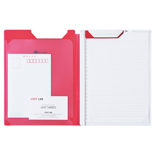 日本LIHIT LAB.喜利AQUA DROPS薄型轻量多功能竖式板夹写字板垫板