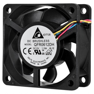 原装台达QFR0612DH暴力6025 12V 1.1A机箱服务器PWM散热器风扇6CM