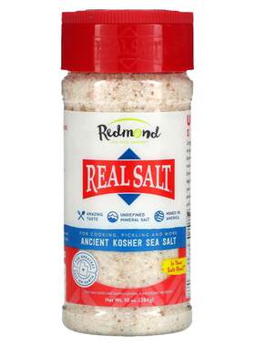 Redmond海盐Real Salt古老的矿物质盐调味料家用食用盐进口矿盐