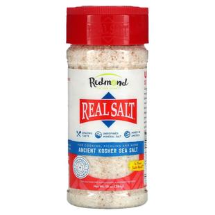 Redmond海盐Real Salt古老的矿物质盐调味料家用食用盐进口矿盐