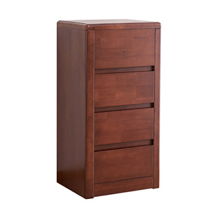 纯实木暗格四斗柜储物柜客厅卧室中古风轻奢感收纳隐藏防盗新中式