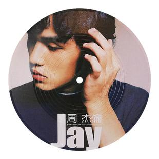 jay周杰伦黑胶唱片装饰摆件创意家居房间酒吧音乐餐厅背景墙面画