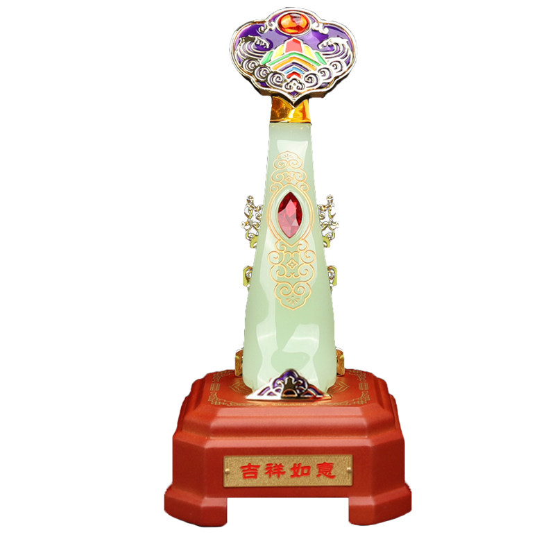 吉祥如意琉璃摆件酒柜玄关柜家居摆件结婚礼物乔迁商务新居工艺品