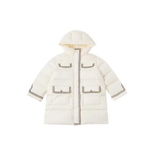 RBIGX瑞比克童装冬季新款儿童女童洋气保暖外套小香风羽绒服