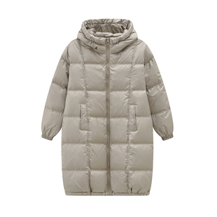 奈格薇儿小个子冬季外套2024新款女长款羽绒服高级保暖显瘦面包服