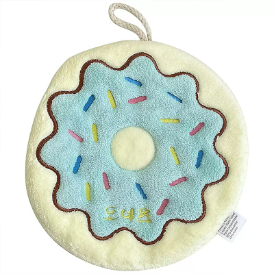 可爱擦手巾挂式吸水加厚卫生间