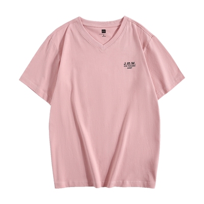 真维斯男装V领短袖T恤