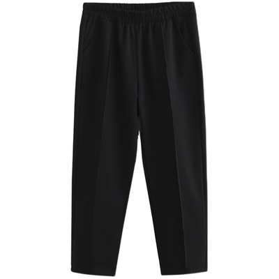 雪纺裤大码哈伦裤显瘦遮肉