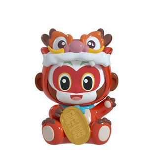 上美影大闹天宫神话福龙生财手办摆件趴件车载玩偶装饰品可爱送礼