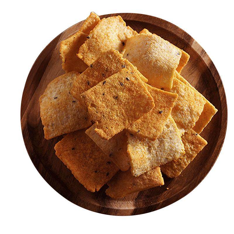 炉诱藤椒花椒大米锅巴黑芝麻香辣味手工锅巴网红零食休闲小吃220g