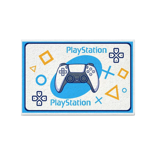playstation游戏机PS5 PS4系列仿羊绒地垫硅藻泥柔软绒家用脚垫子