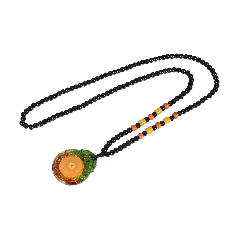 楞严咒琉璃吊坠男女结缘项链