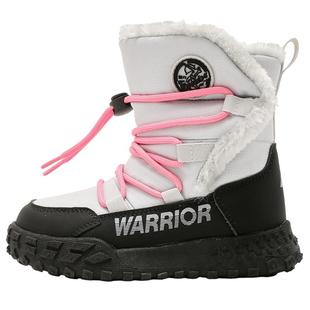 回力童鞋女童雪地靴2025冬季新款儿童加绒靴子冬鞋女孩棉鞋长筒靴