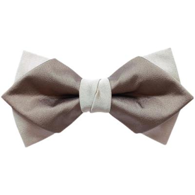 17century卡其色咖色蝴蝶结领结