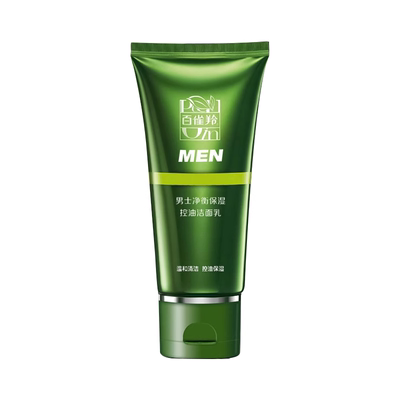 百雀羚男士洗面奶专用净衡保湿控油深层清洁去油清爽泡沫洁面乳膏