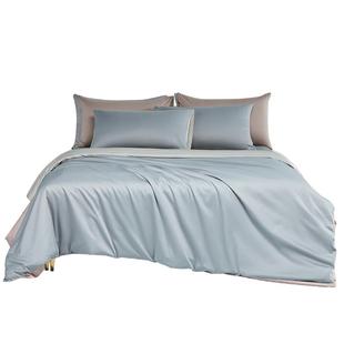 罗莱家纺60支贡缎纯棉全棉学生宿舍单人被套被罩枕套床笠床单件