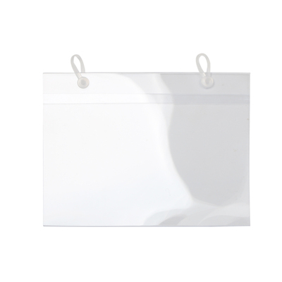 PVC透明塑料套斜口笼吊牌