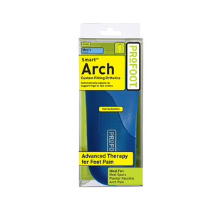 ProFoot扁平足鞋垫女足弓塌陷支撑垫偏平足矫正平底平板矫形器男