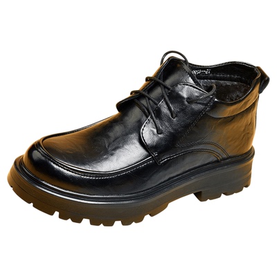 棉皮鞋男款冬季男士冬天鞋子男鞋冬款2025新款加绒加厚棉鞋男高帮