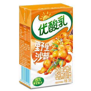 伊利优酸乳沙棘味酸奶250ml火龙果苹果草莓蓝莓AD钙西梅杏子荔枝