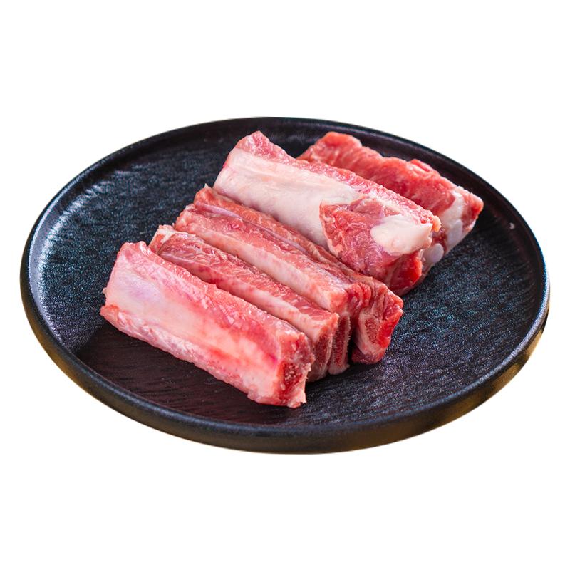 壹號(hào)土R 排骨黑豬肋排新鮮現(xiàn)殺無(wú)抗土豬肉大排骨冷凍原切通排排骨