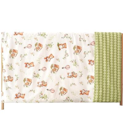 开悦双面豆豆绒全棉被套单件宝宝幼儿园纯棉A类被子套婴儿床被芯