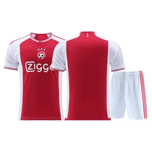 阿贾克斯比赛球衣主客场17号布林德欧冠运动训练男足球服套装定制