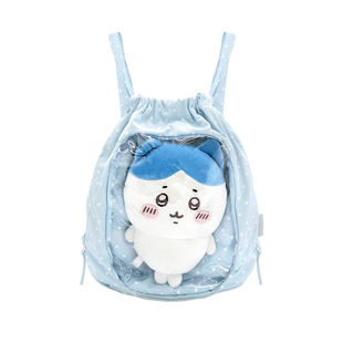 winkouv日常款小食量小型抽绳痛包双肩包透明可放娃20cm娃包10cm