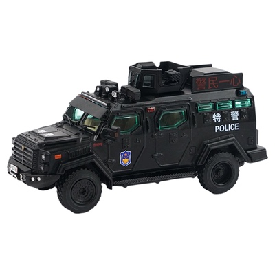 拓意1/64剑齿虎装甲防暴警车模型