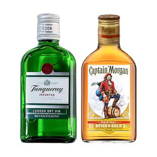 【调酒组合】添加利伦敦干味金酒200ml+摩根船长金朗姆酒200ml