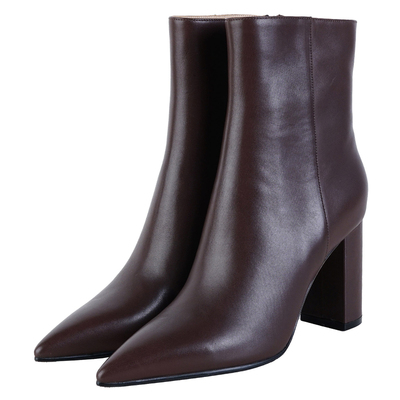 IORE理想矿石构筑柱形高跟短靴