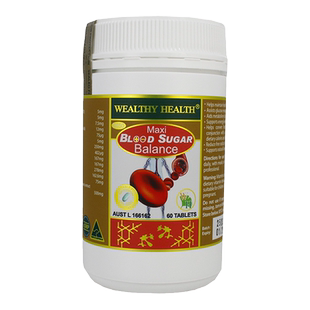 澳洲进口Wealthy Health口服血糖灵平衡片三价铬元素肉桂精华