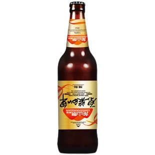 辽宁本溪特产龙山泉精酿原浆白啤酒480ml浑浊型新品鲜啤瓶装干啤