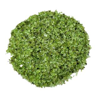 天然橄榄石碎石水晶原石裸石镶嵌美甲供曼扎七宝石水培鱼缸造景石