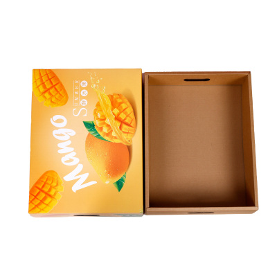 礼品盒5-8斤芒果盒子纸箱现货