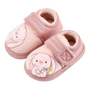 巴拉巴拉儿童棉拖鞋男童加厚家居鞋女童保暖鞋子大童卡通冬季童鞋