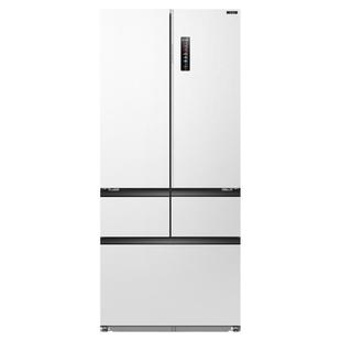 美菱冻鲜生507L双系统超薄嵌入法式多门一级大容量家用电冰箱正品