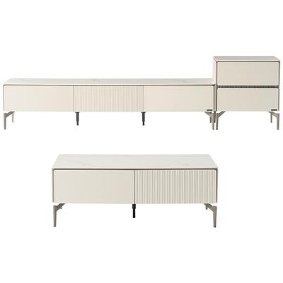 全友家居客厅茶几电视柜组合意式