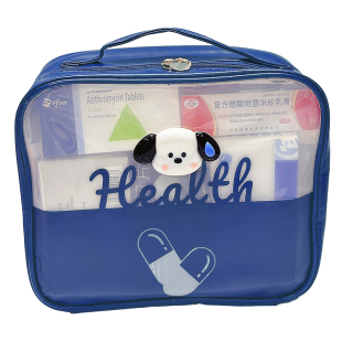 医药包大容量家用药物箱可爱卡通帕恰狗旅行便携防水药品收纳包