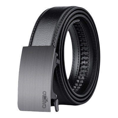 皮带男士内穿自动扣无牙