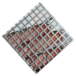 304不锈钢冲孔网防盗窗垫板金属网格板1mm3毫米圆孔板过滤筛网片2