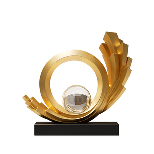 风生水起摆件柜子客厅高级感电视柜酒柜办公室招财装饰艺术工艺品