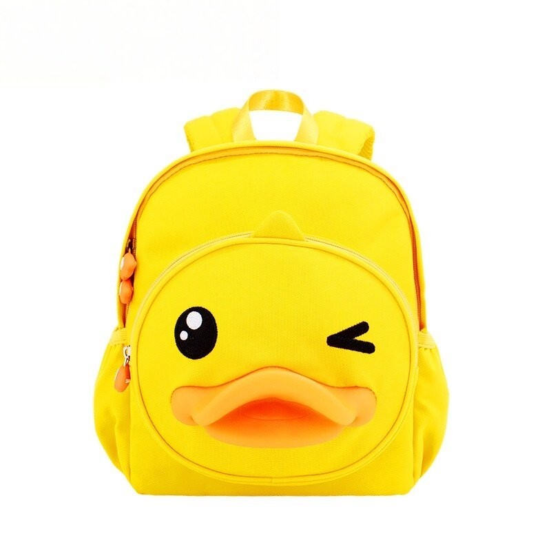 B.Duck儿童3D圆脸大容量双肩包